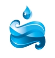 water logo vector image vector image
