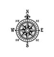 wind rose isolated compass navigation symbol vector image