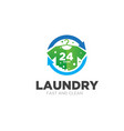 Laundry logo designs Royalty Free Vector Image