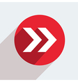red circle icon on gray background eps10 vector image