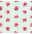 flower seamless pattern with roses vector image