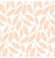 seamless pattern design with bohemian feathers vector image