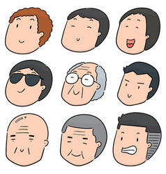 Set Cartoon Face Royalty Free Vector Image Vectorstock Set Cartoon Face Royalty Free Vector Image Vectorstock