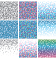 abstract hexagon tile backgrounds vector image