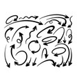 arrows hand drawn doodle design elements vector image