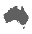 australia map 2 vector image