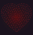 abstract heart vector image vector image