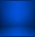 empty blue studio room interior clean workshop vector image