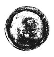 black grainy texture isolated on white vector image
