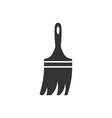 paint brush sign icon in flat style paintbrush vector image