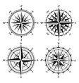 vintage marine wind rose nautical chart vector image