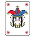 jolly face vector image