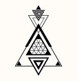 sacred geometry 0135 vector image
