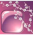 tree blossoms vector image vector image