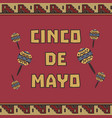 chinco de mayo vector image