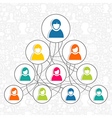social networking people vector image