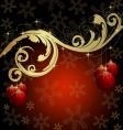 christmas background vector image vector image