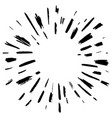 doodle design element starburst vector image