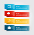 modern business infographic vector image