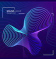 dynamic radial color sound equalizer design music vector image vector image