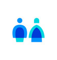 man woman male female gents ladies toilet vector image