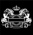 vintage royal emblem vector image vector image