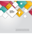 color squares abstract background vector image