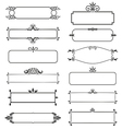 frame decorative elements set vector image vector image