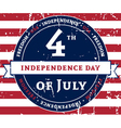 american holiday independence day vector image vector image