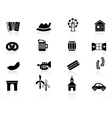 germany oktoberfest icons vector image