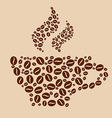 coffee background vector image