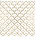 abstract white and golden seamless pattern vector image vector image