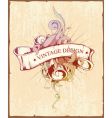 vintage design vector image vector image