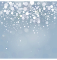 lights on blue background vector image vector image