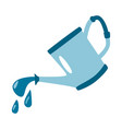 flat watering can vector image vector image