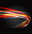 abstract color light fast speed curve motion vector image