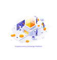 isometric concept vector image vector image