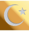 islamic greeting card template vector image