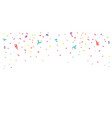 festive confetti celebration background vector image vector image