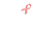 aids disease red ribbon on white background top vector image
