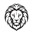 lion head - logo template creative vector image