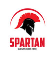 spartan logo business idea vector image