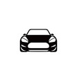 car silhouette vector image