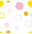 cute polka dots vector image