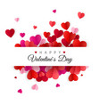 happy valentines day and wedding design elements vector image vector image