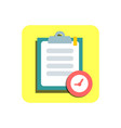 check list icon vector image vector image