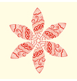 cute ornamental flower vector image vector image