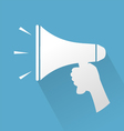megaphone sign vector image