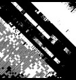glitch overlay background vector image