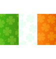 background with flag of ireland vector image vector image